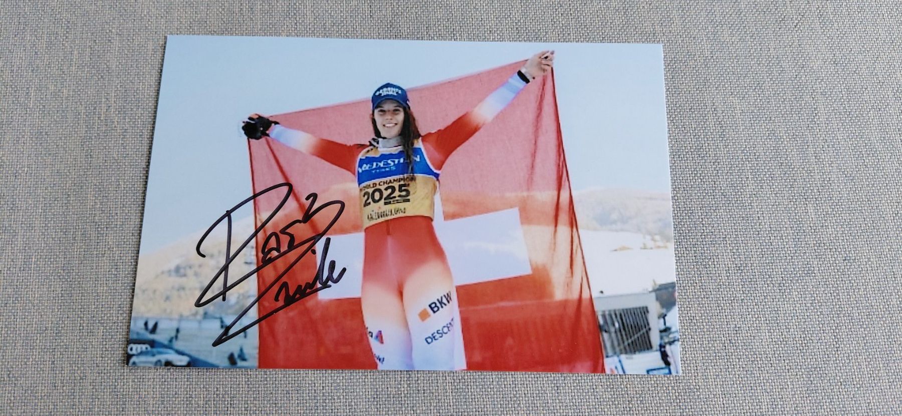 Autographes: Autogramm Camille Rast – D'occasion à Schmerikon par Olympia04