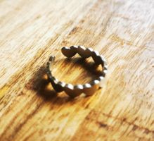 Herziger Fingerring / Ring verstellbar / Herz-Motiv