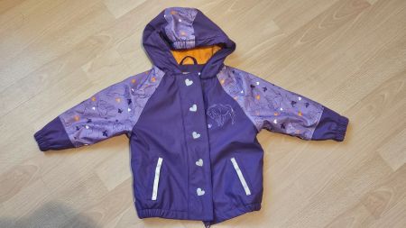Regenjacke mit Kapuze, 86/92, Lupilu, Pferdemotive