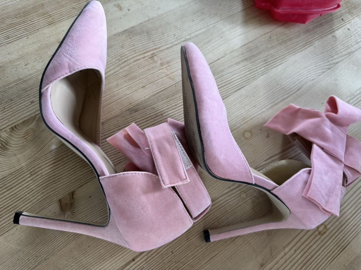 Scarpe da donna: Escarpins roses à noeud, taille 37 – Usato da Veyrier venduto da kimedovapa 3