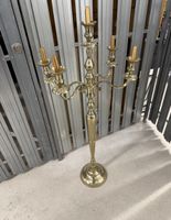 Eleganter 5-armiger Kerzenständer aus Messing – Bodenleuchte