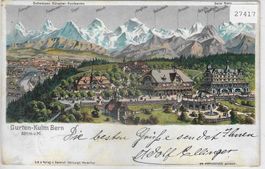 Gruss vom Gurten-Kulm - Künstlerkarte