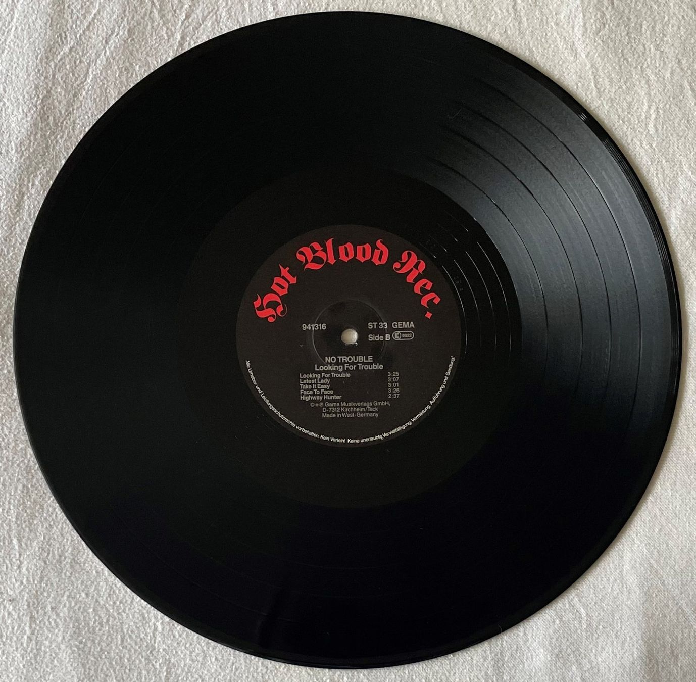 Vinyles: No Trouble – Looking For Trouble - LP - 1985 - First Press – D'occasion à Uster par Zardodel 3