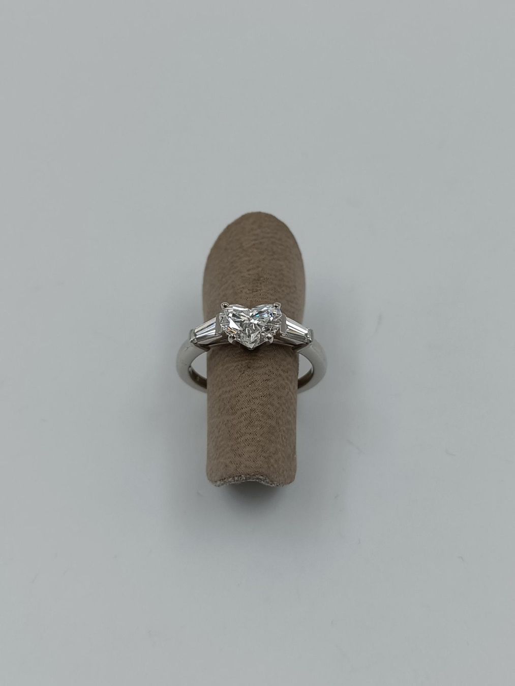 Ringe: BVLGARI HERZ DIAMANT RING IN 950 PLATIN – Gebraucht aus Luzern von EdiGem 5