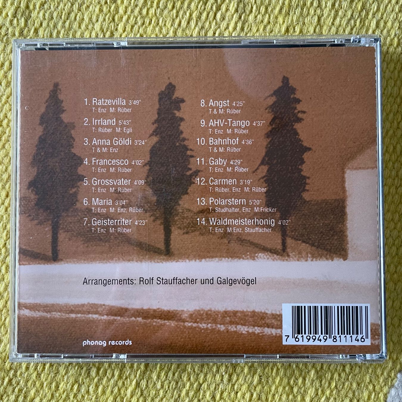 CD: GALGEVÖGEL-SEPTEMBER – Usato da Rorschacherberg venduto da CD-Roli 1