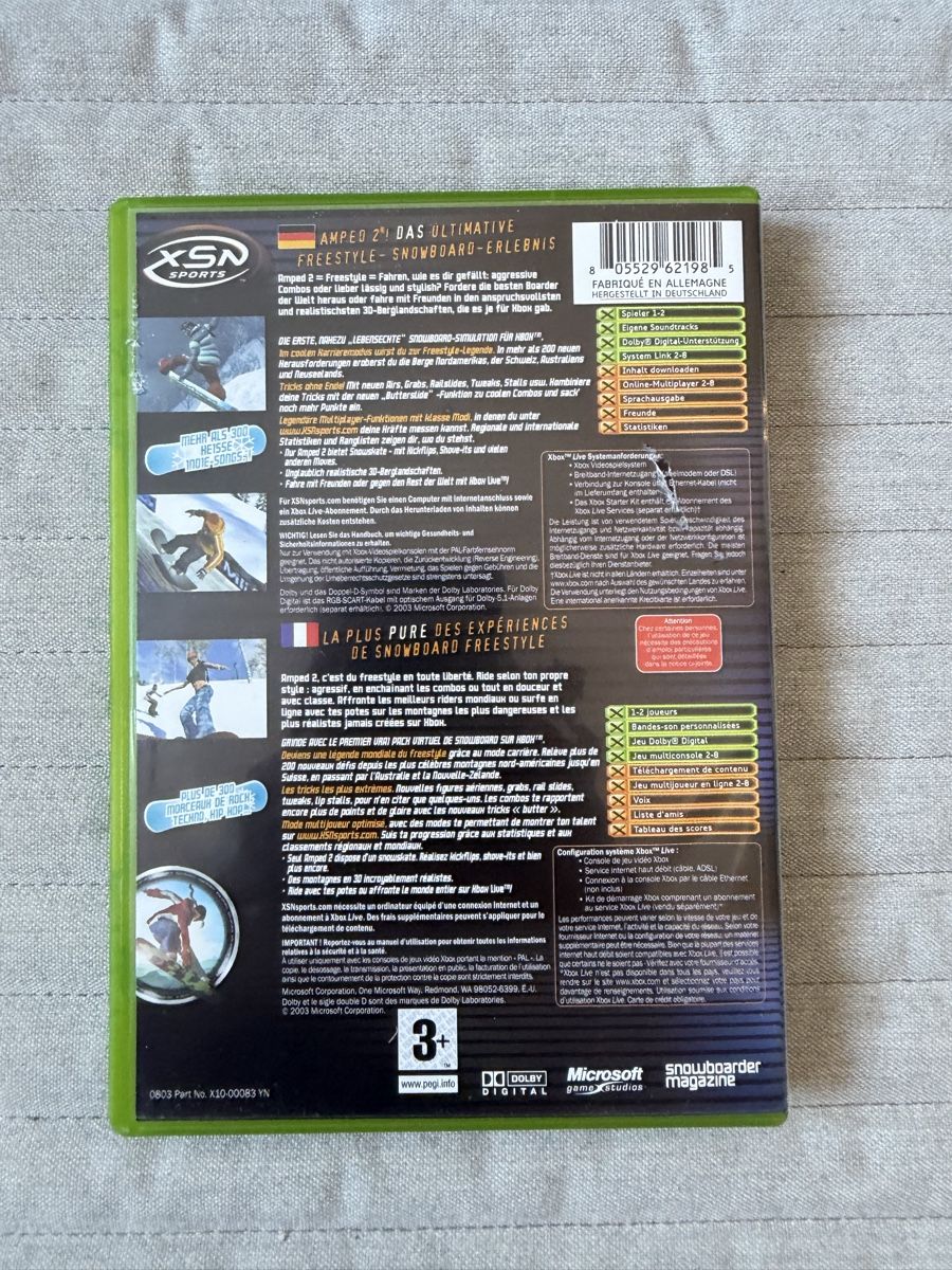 Microsoft Giochi: Amped 2 für Xbox – Usato da Thunstetten venduto da Virus_33 2