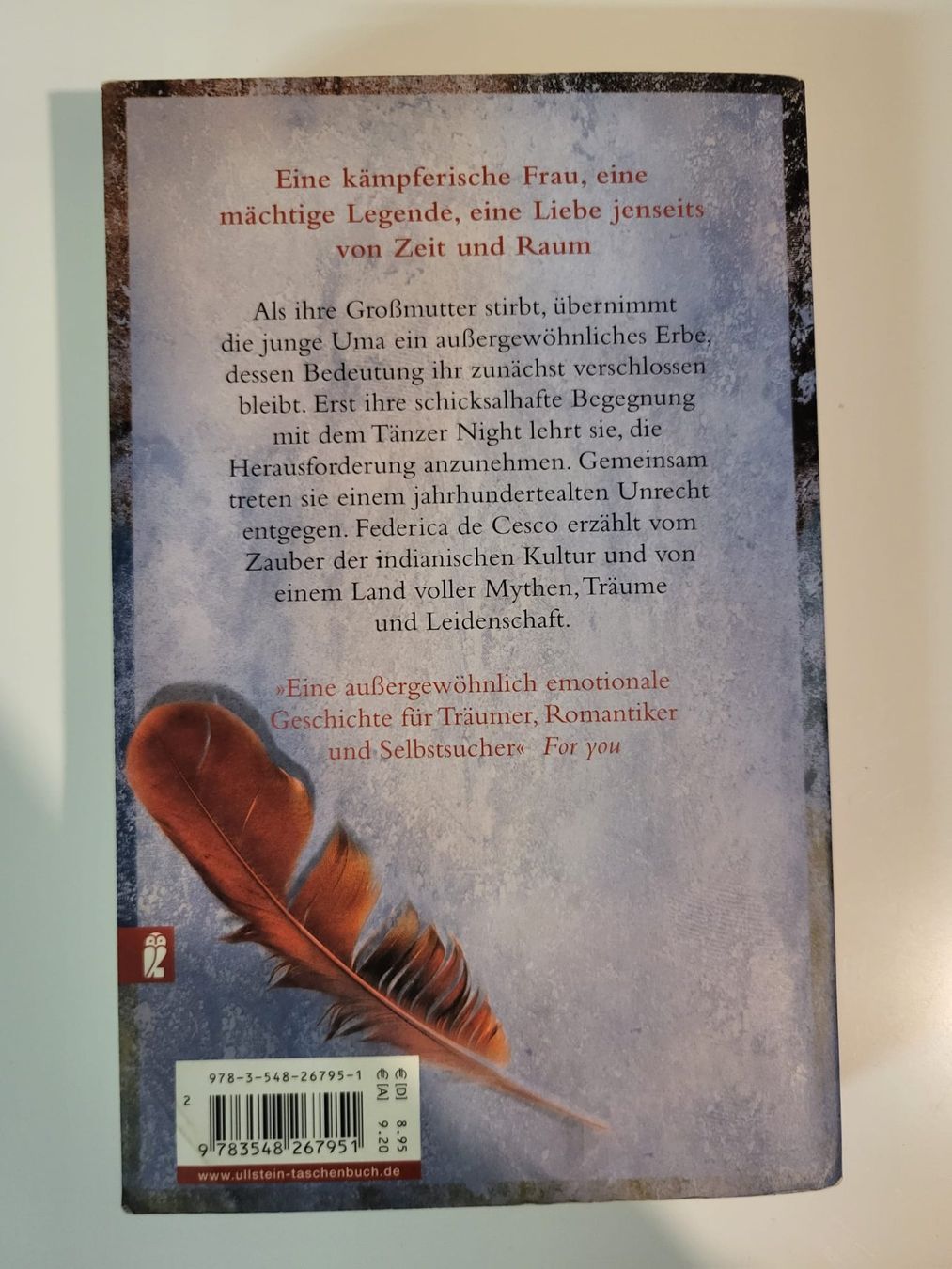 Libri: Die Traumfängerin - Federica de Cesco – Usato da Wynigen venduto da NLe0413 1