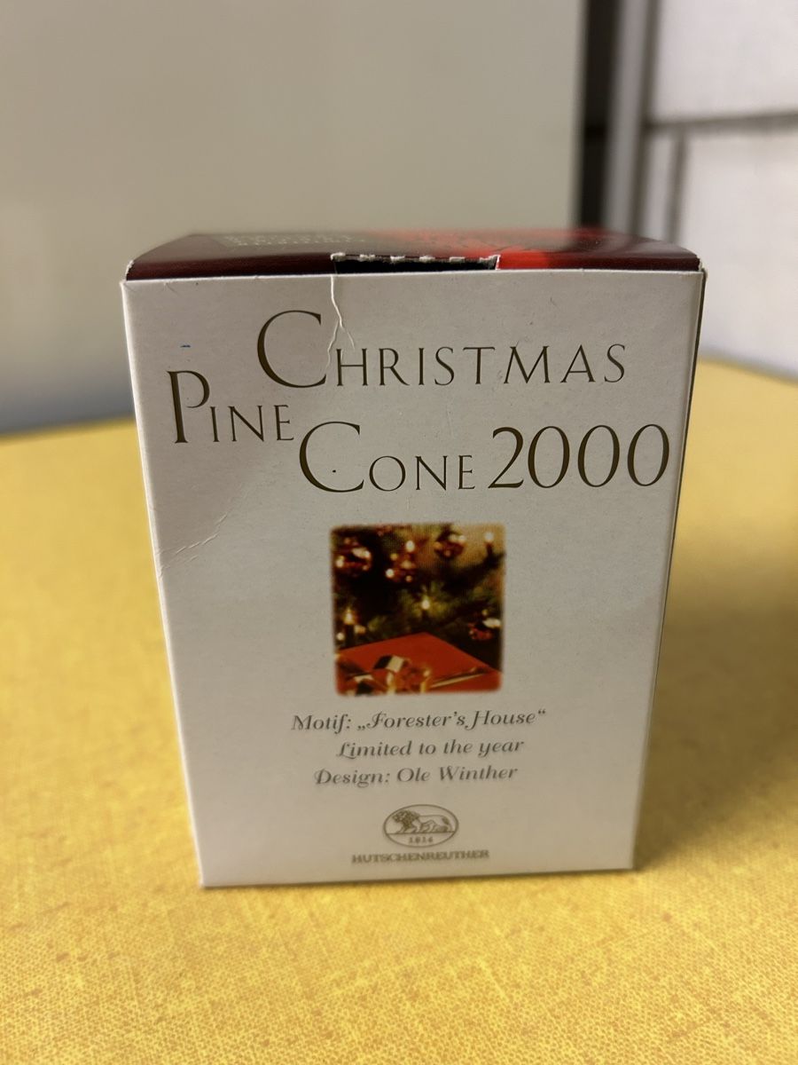 Hutschenreuther Tutte le decorazioni: Weihnachtszapfen 2000, limitiert, OVP – Nuovo e nell'imballaggio originale da Lanzenhäusern venduto da vic63 2