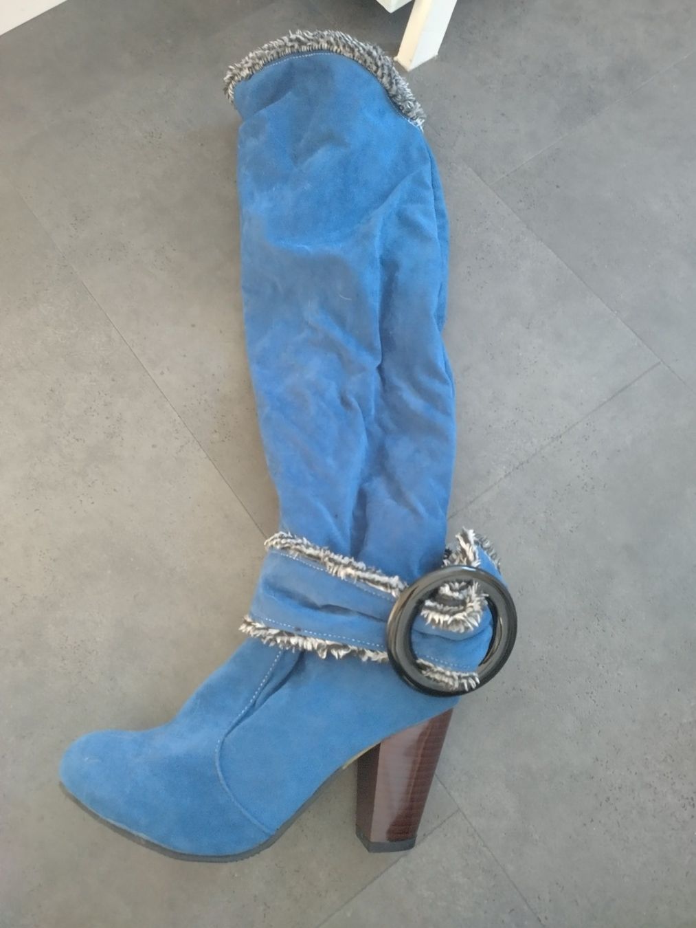 Scarpe da donna: Damen Stiefel, blau , Grösse 38 – Nuovo (secondo la descrizione) da STEFFISBURG venduto da Sumerstorm 1