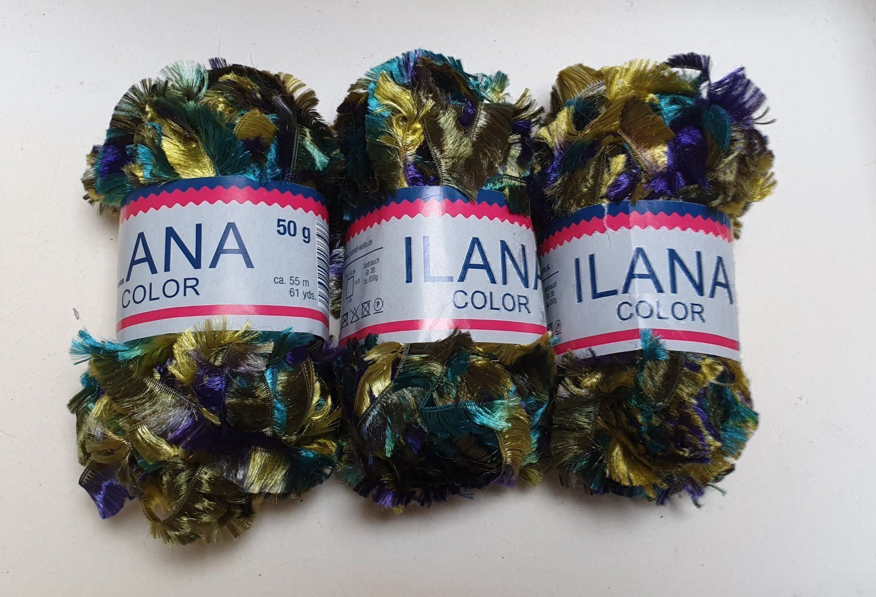 Lana: 3x Neu Ilana Flausch Wolle – Nuovo e nell'imballaggio originale da Füllinsdorf venduto da Sunnebliemli7