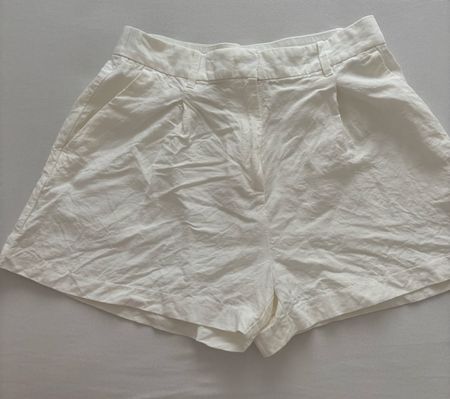 Leinen-Shorts weiss Gr. 42/M, ideal für den Sommer! ⭐