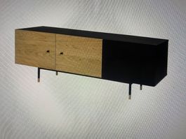 Design TV Board Youth mit Eichenholzfurnier von Woodman
