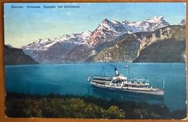 Brunnen - Urnersee - Dampfschiff - AK