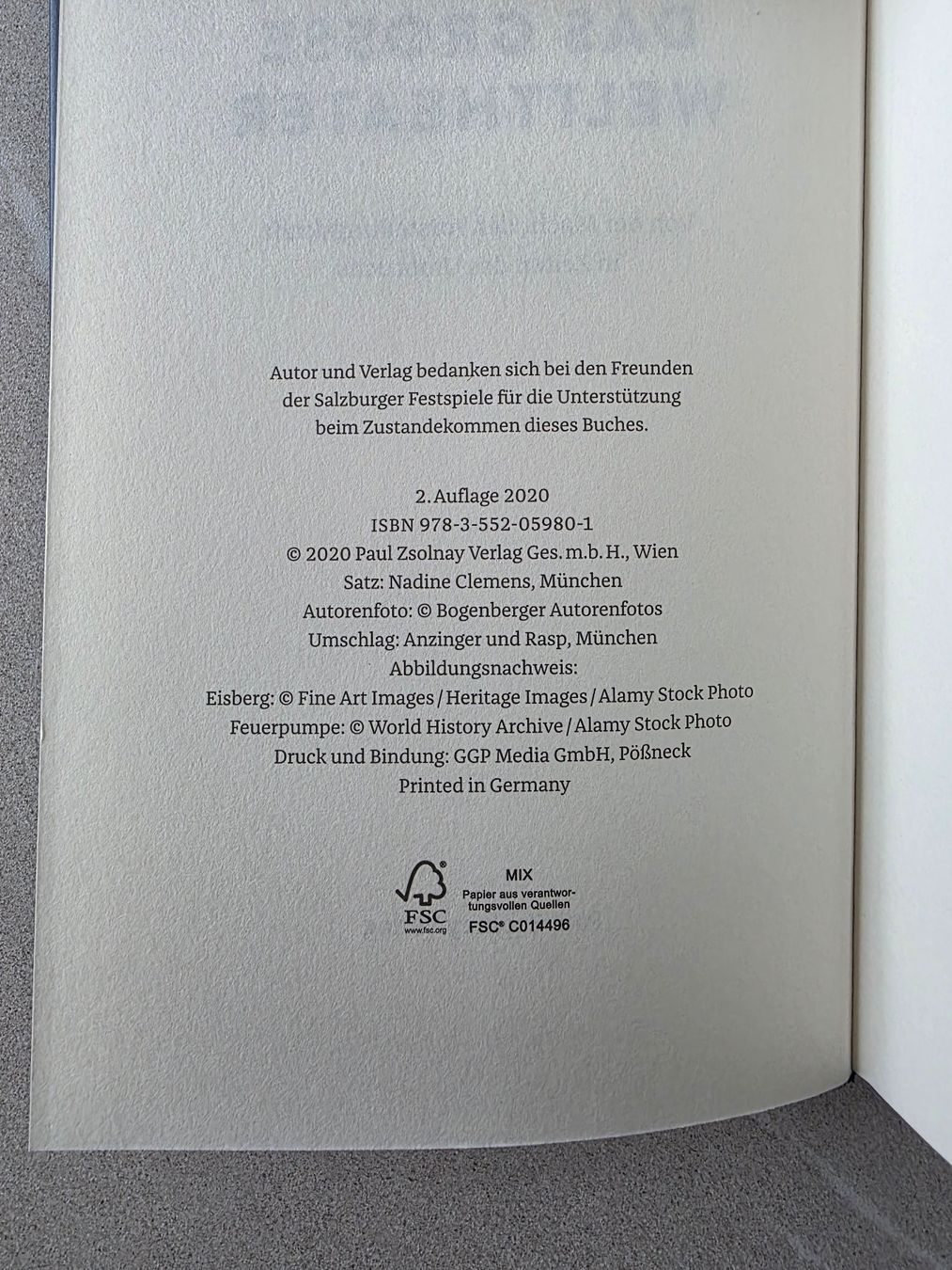 Libri: Philipp Blom – Das grosse Welttheater – Usato da Kaiseraugst venduto da Haubitz60 6