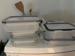 Glas-Frischhaltedosen / Vorratsdosen Set  CHF 5