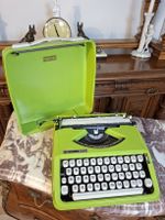 Seltene Hermes Baby Schreibmaschine Grün Vintage 
