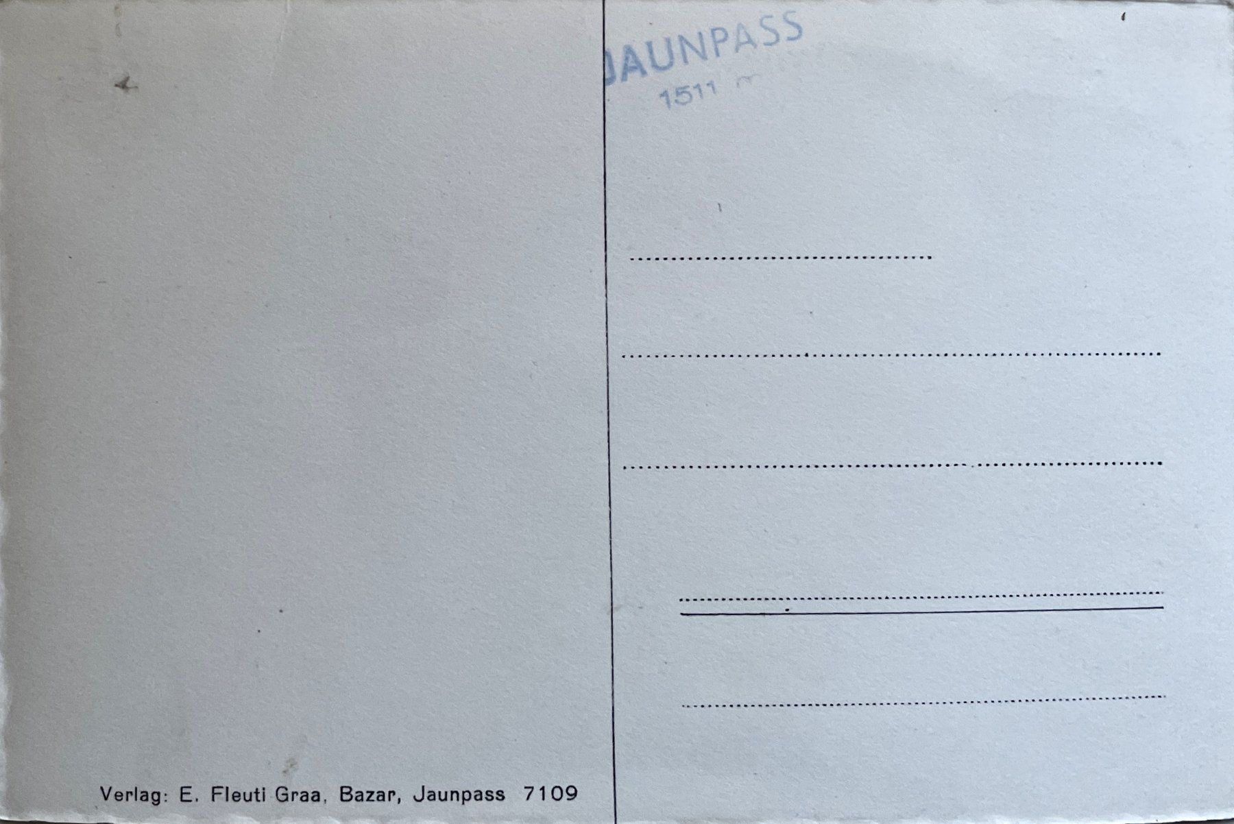Cartes postales: Jaunpass – D'occasion à Savagnier par Ne2065 1