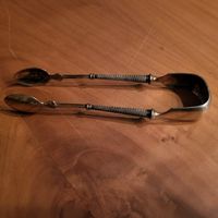 antike Zuckerklemme 1878. 800er Silber