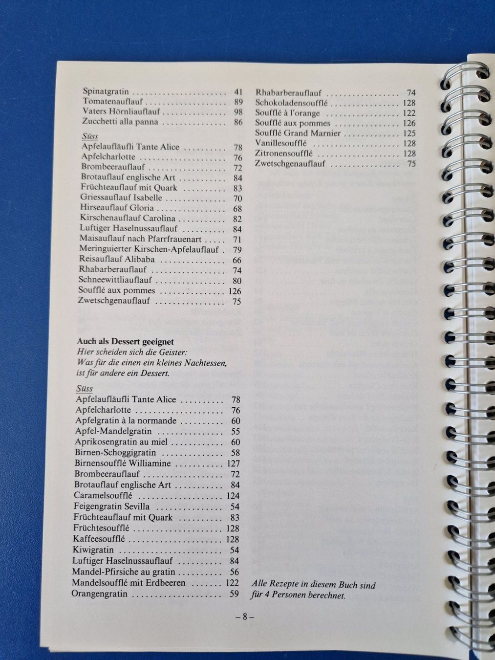 Libri: Betty Bossi: Gratins Eintöpfe Soufflés Aufläufe – Usato da Münchenbuchsee venduto da Aare22 4