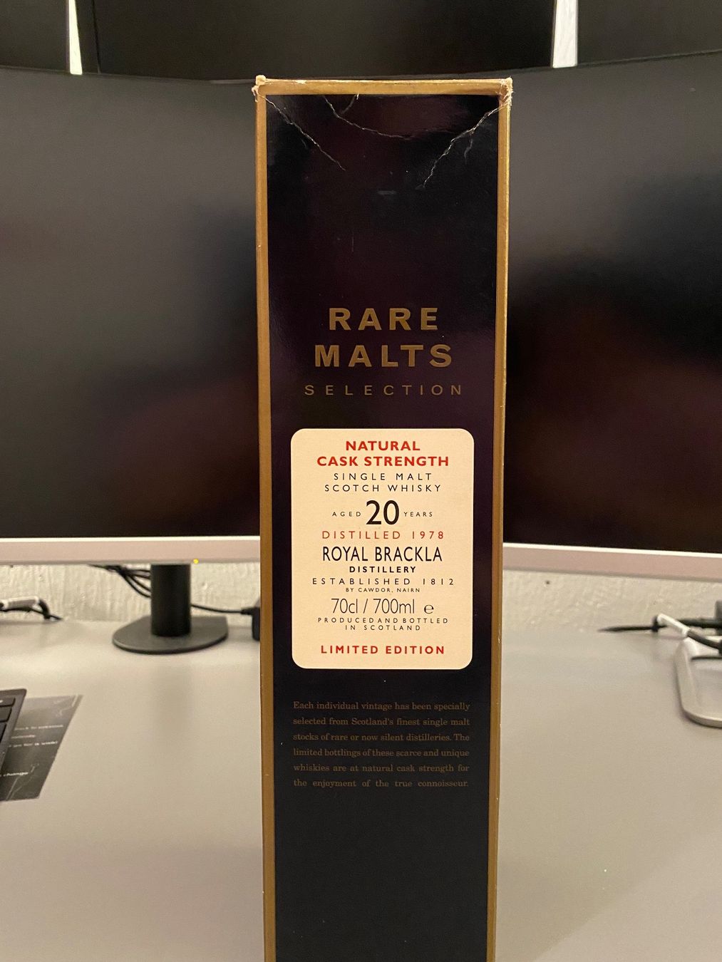 Bevande alcoliche: Royal Brackla 1978 20 years old rare malt selection – Nuovo e nell'imballaggio originale da Küsnacht ZH venduto da alexinside619 2