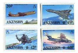 Briefmarken "Flugzeuge, Hubschrauber". Ascension