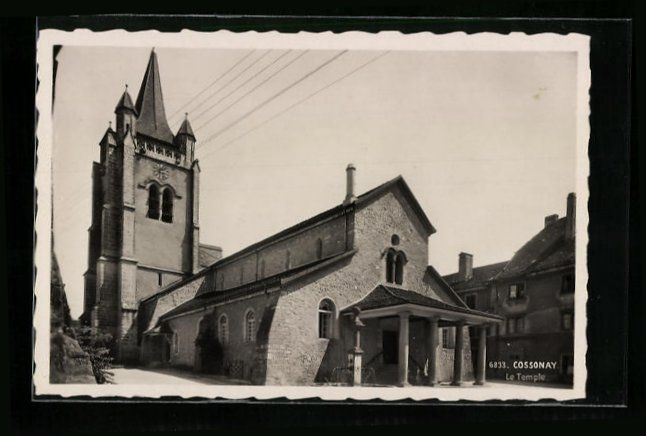 Cartoline postali: AK Cossonay, Le Temple – Usato da Berlin venduto da bartko-reher