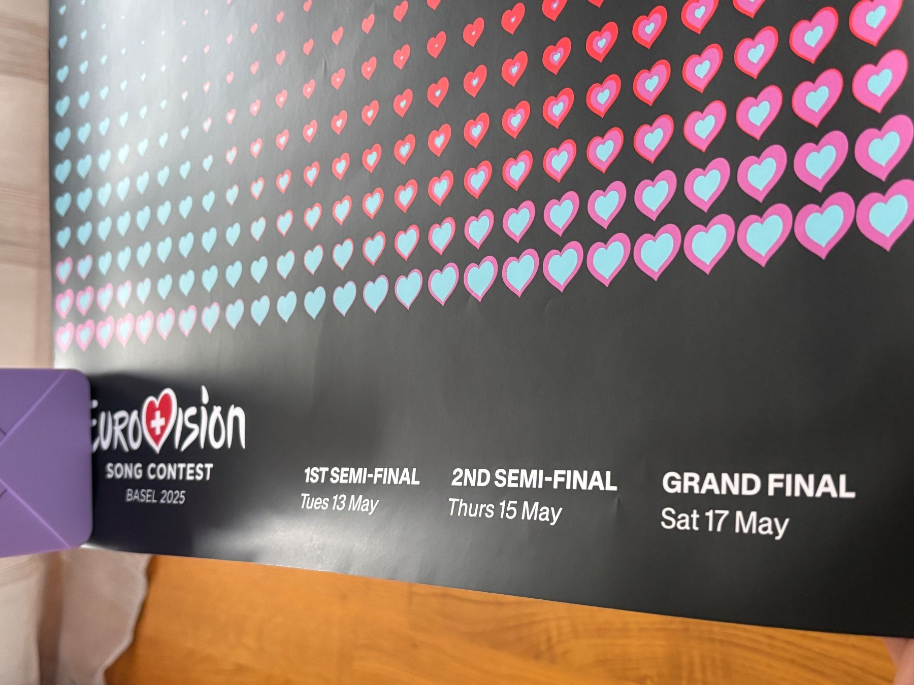Poster & Bilder: Poster Eurovision Basel 2025 – Gebraucht aus Binningen von samorga21 1
