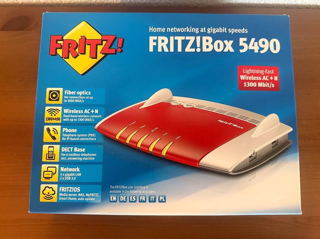 Fritz Modems & Router: FRITZ! Box 5490 Fibre – Gebraucht aus Uster von dom_2j8z