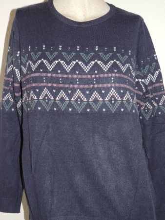 SCHÖNER PULLOVER "NORWEGER" VISCOSE NEU L