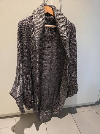 Zara Knit Cardigan / Strickjacke Grau  Gr. S