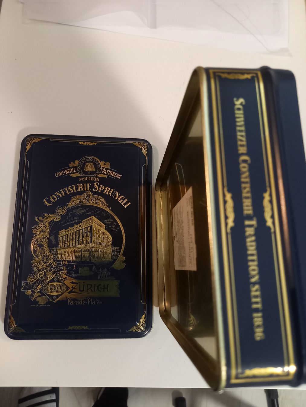 Barattoli: Scatola di latta Sprüngli. – Usato da Minusio venduto da epp_cty9 3