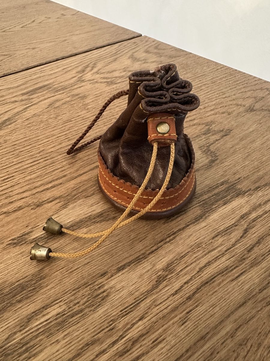 Zubehör: Vintage Ledertäschli / Geldbeutel / Würfelbeutel – Gebraucht aus Zürich von yvonne.knoblauch