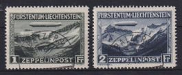 Liechtenstein 1931: Serie ZEPPELIN - Kat. 750.--