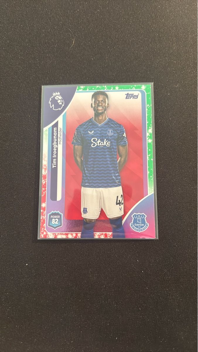 Topps Carte collezionabili: Tim Iroegbunam - Topps  - Everton - Premier League – Usato da Kaiseraugst venduto da Baum_12