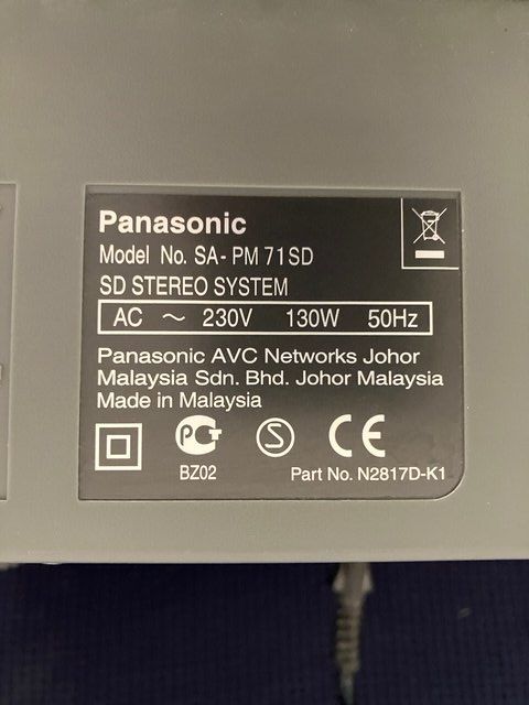 Panasonic Multimediaplayer & Streamer: CD-Wechsler, SD-Speicherkarte, Tuner, Cassette – Gebraucht aus Neuenhof von FrediA. 2