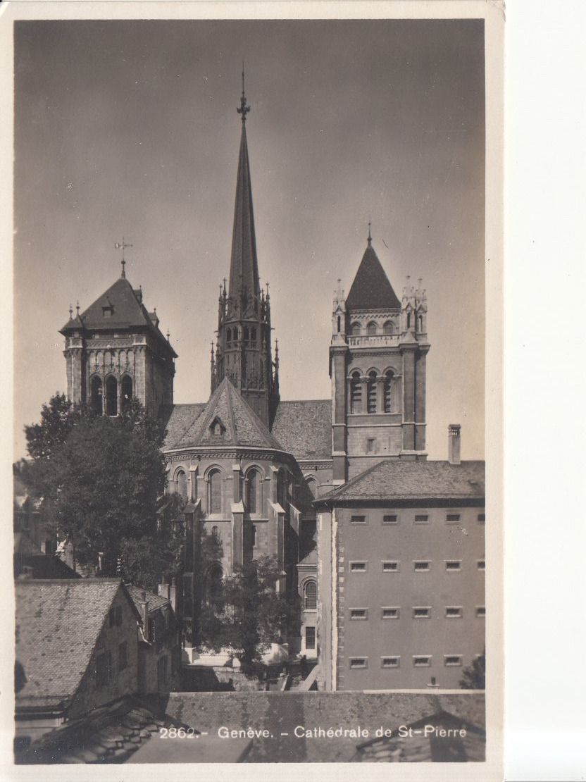 Cartoline postali: Genève St. Pierre 1928 – Usato da Bürglen TG venduto da StampGraf