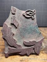 Wunderschöner alter Textil Stempel