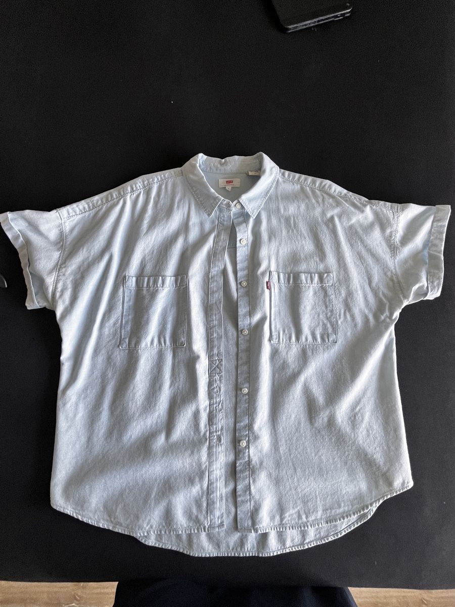 Levi's Camicette: leichte jeansbluse von levis, gr. l – Usato da Stettfurt venduto da Chrbe 2