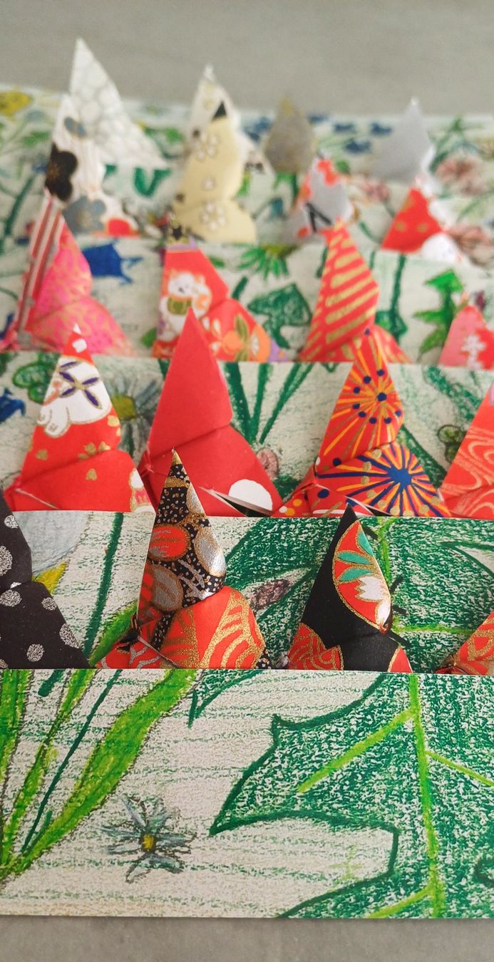 Tutte le decorazioni: 20 Origami Schmetterlinge - rot gold silber – Nuovo e nell'imballaggio originale da Zürich venduto da brifo64 6