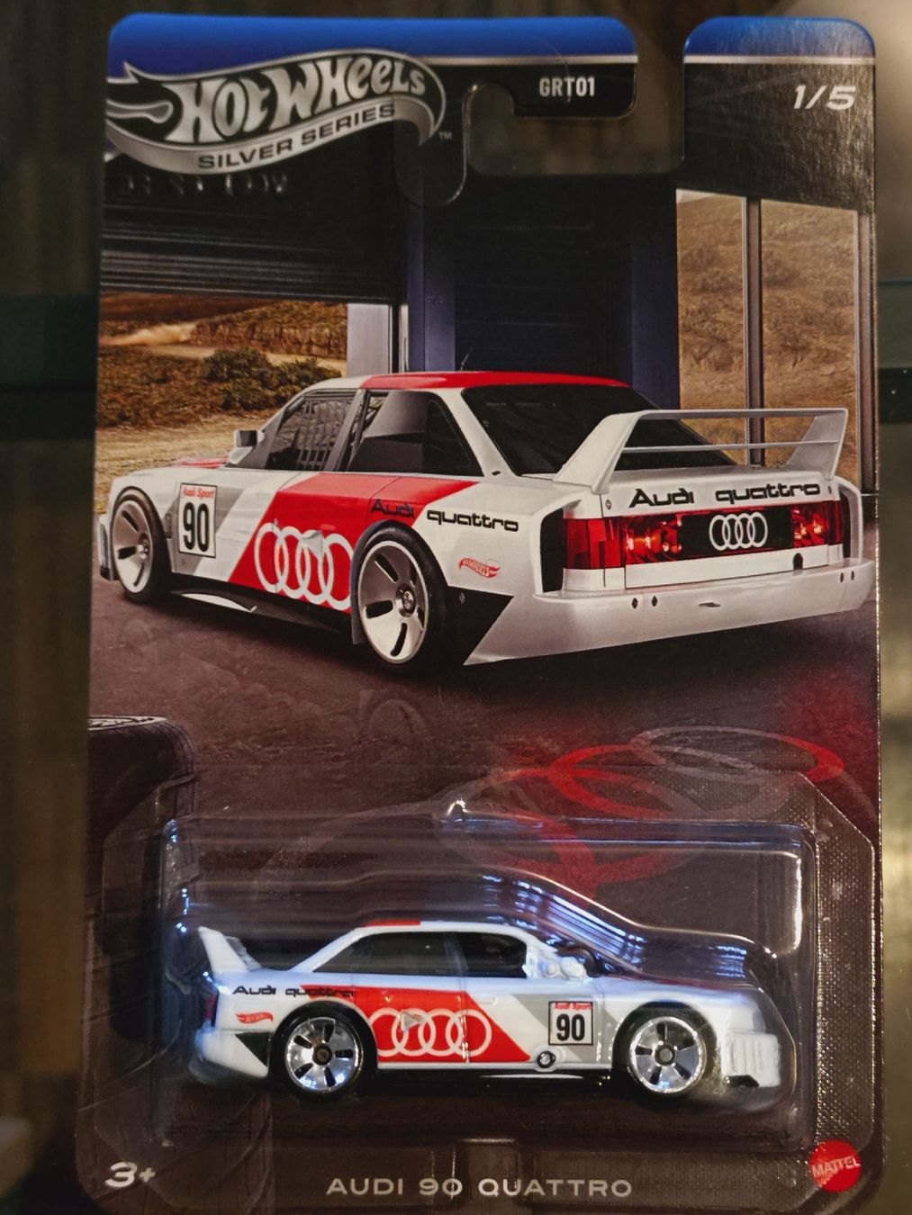 Hot Wheels Modellini d'auto: Hot Wheels Silver Series Audi 90 Quattro – Nuovo e nell'imballaggio originale da Zürich venduto da DiecastDude
