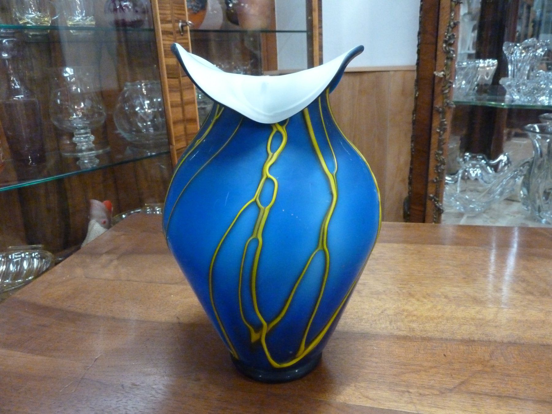 Vasen & Gefässe: Antike Glas Vase – Gebraucht aus Bure von 1319 2