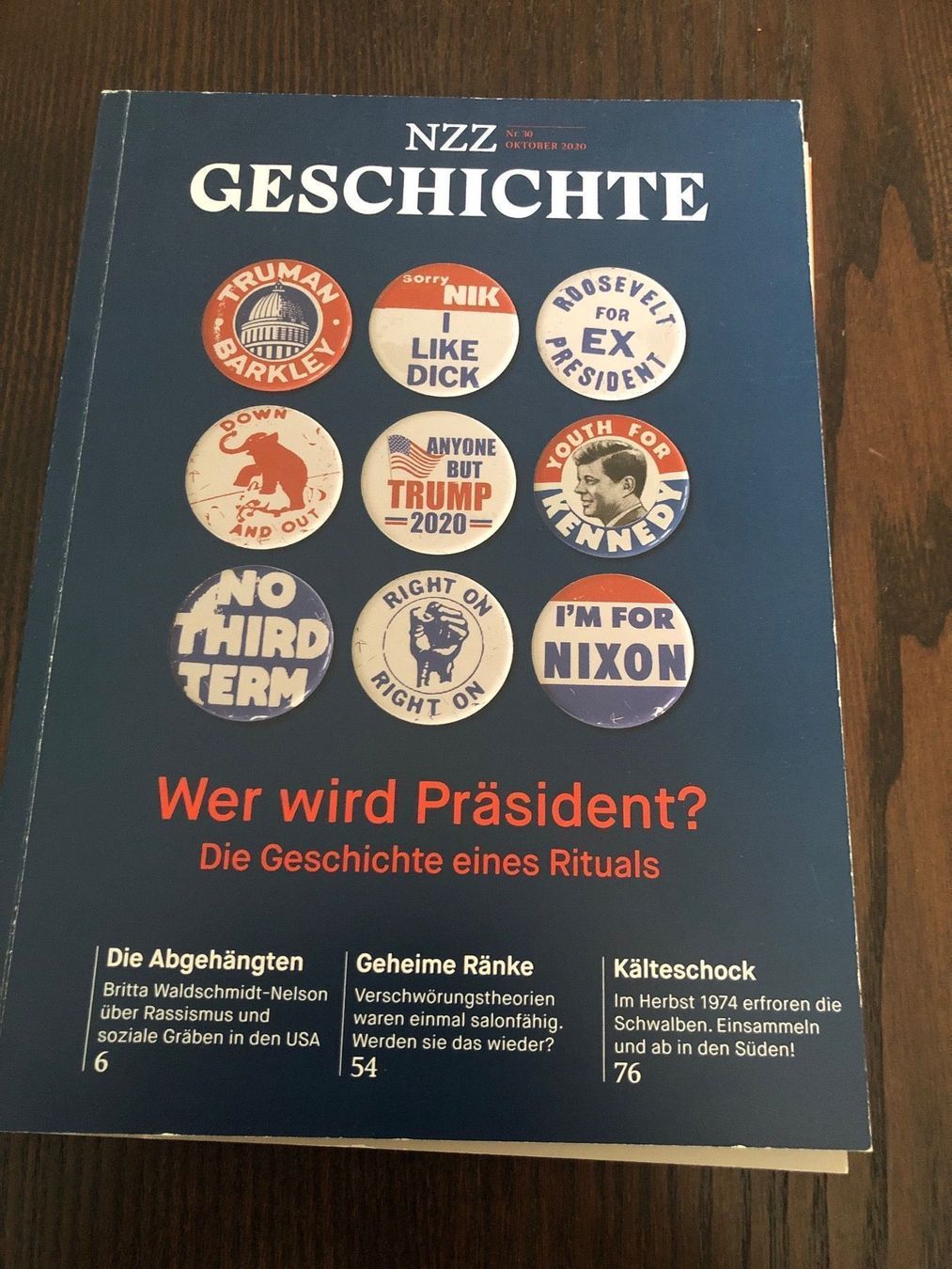 Revues & Magazines: NZZ Geschichte: Wer wird Präsident? – D'occasion à Erlinsbach SO par Silverstorm