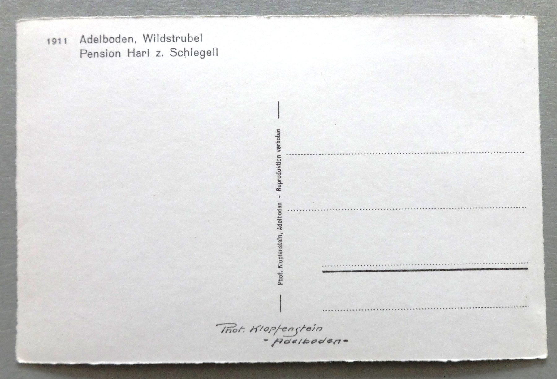 Cartoline postali: Adelboden, Wildstrubel – Usato da Fétigny venduto da Billy2miny 1