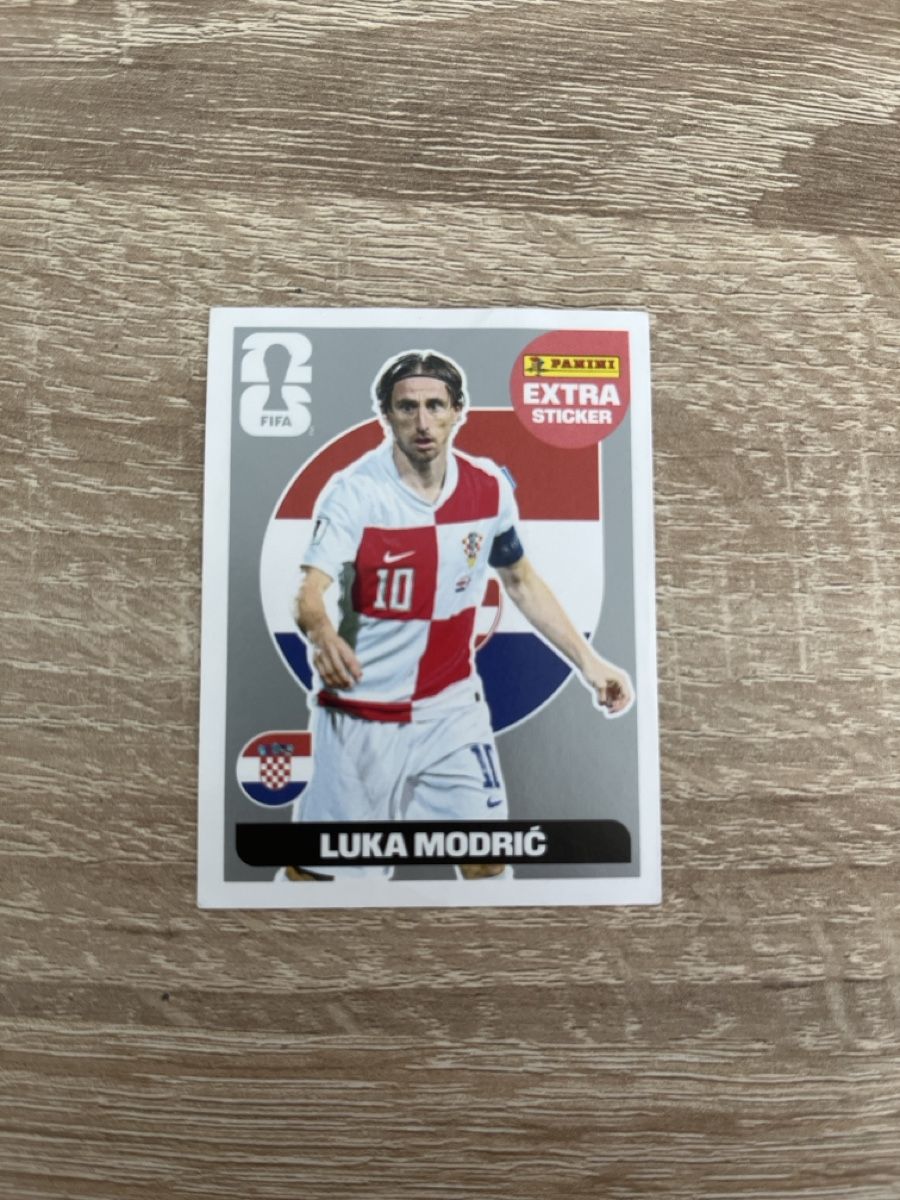 Panini Sammelbilder & Trading cards: Extra Sticker Luka Modrić Panini silver – Gebraucht aus Daillon von Camus82