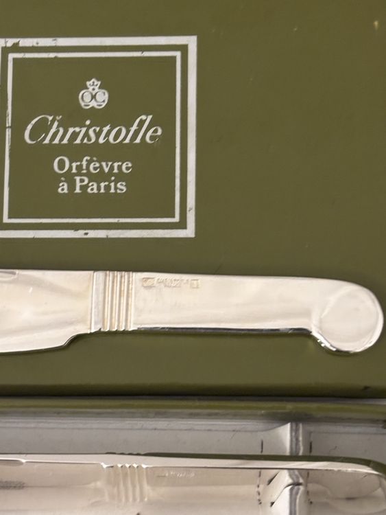 Luc Lanel - Christofle - knife rest (12) - Art déco - Métal