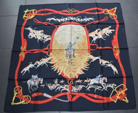 Hermès Le Bien Aller Seidentuch /  foulard en soie