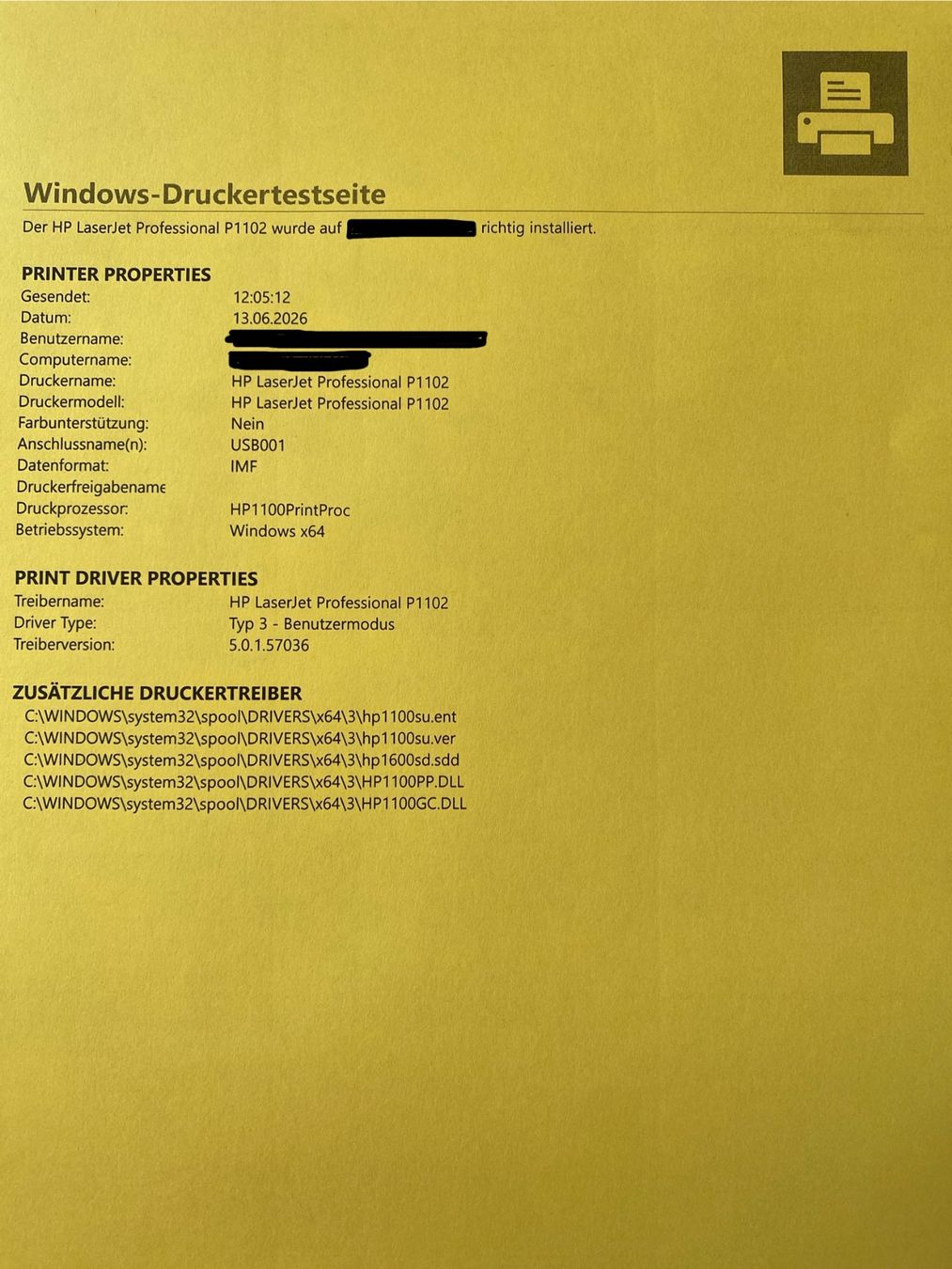 Hewlett Packard Stampanti: HP Laserjet P1102 Drucker – Usato da Zürich venduto da tab_5zgr 2