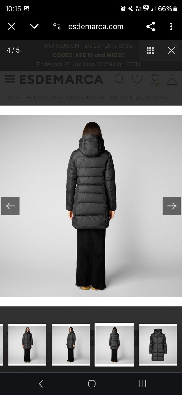 Giacche: Warme Winterjacke, Save the duck, NP 300 – Usato da Zürich venduto da nara13 5