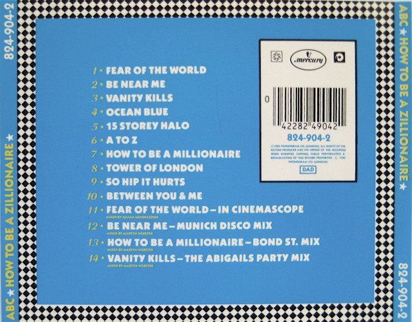 CD: ABC "How to be a Zillionaire!" CD - 1985 – Usato da Zürich venduto da Aspri 1