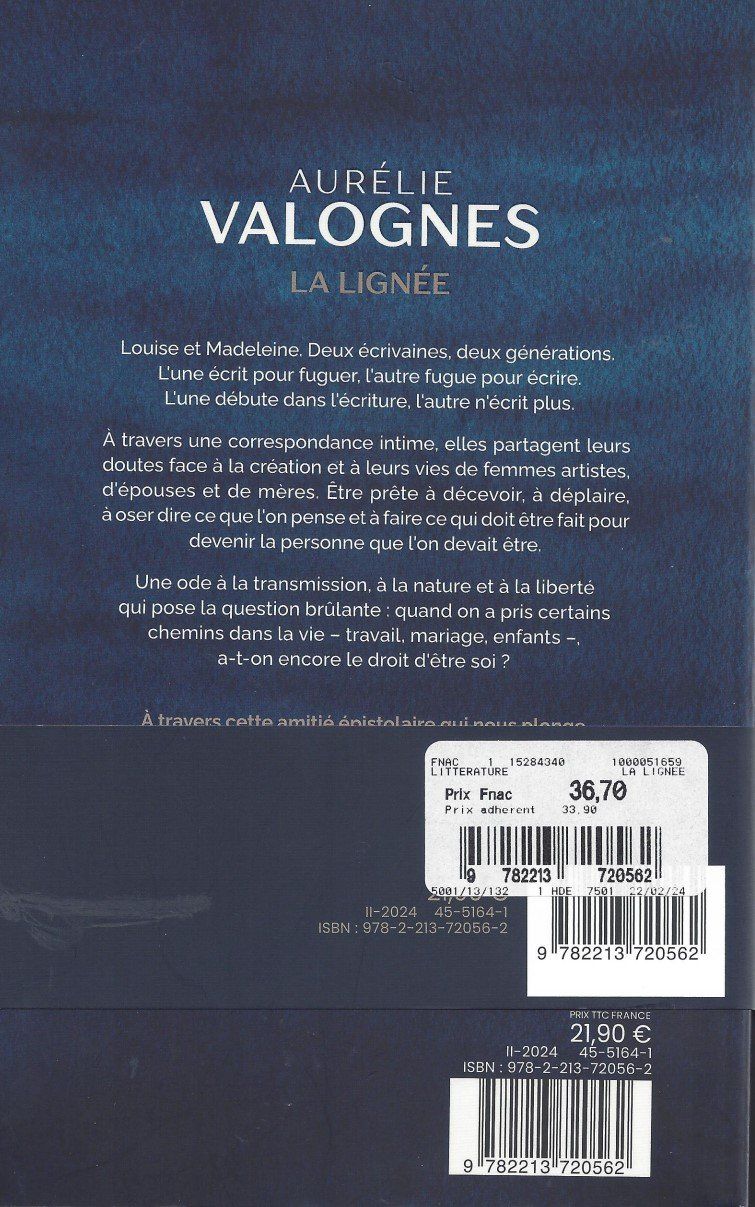 Bücher: La Lignée d’Aurélie Valognes - 2024 – Gebraucht aus Courtepin von Fin_dj7p 3